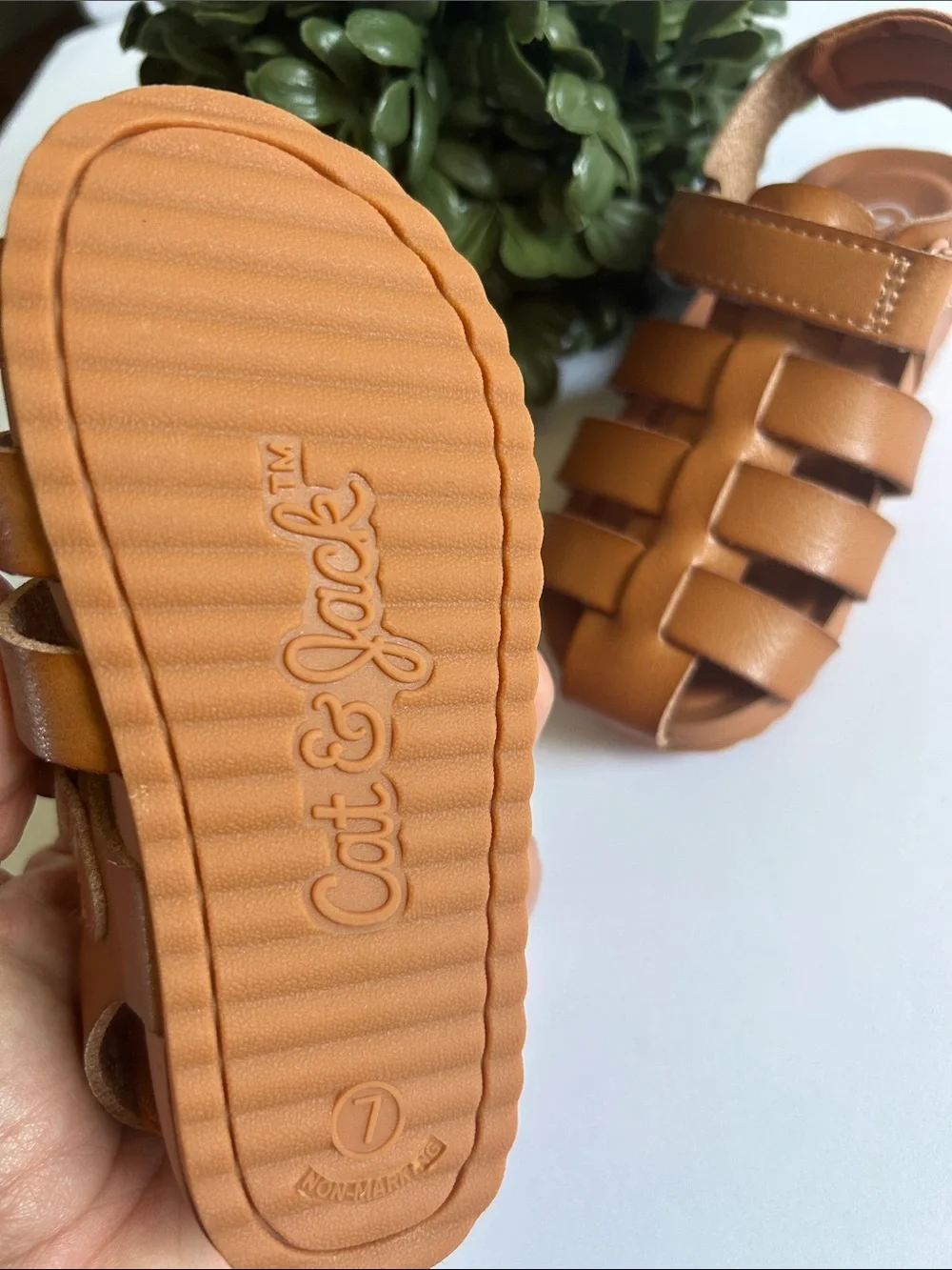 Cat & Jack Tan Brown Sandals for Kids